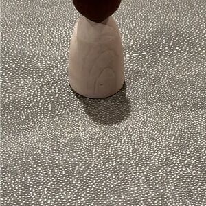 Charming White and Brown Wooden Toy